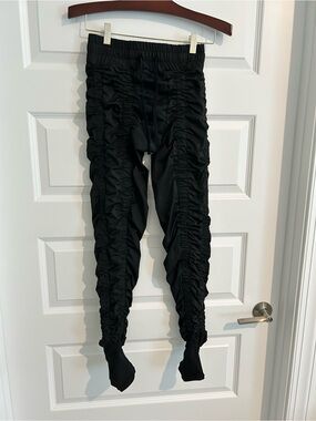 Agogie 20+ Resistance Pants Black Ruched Size L